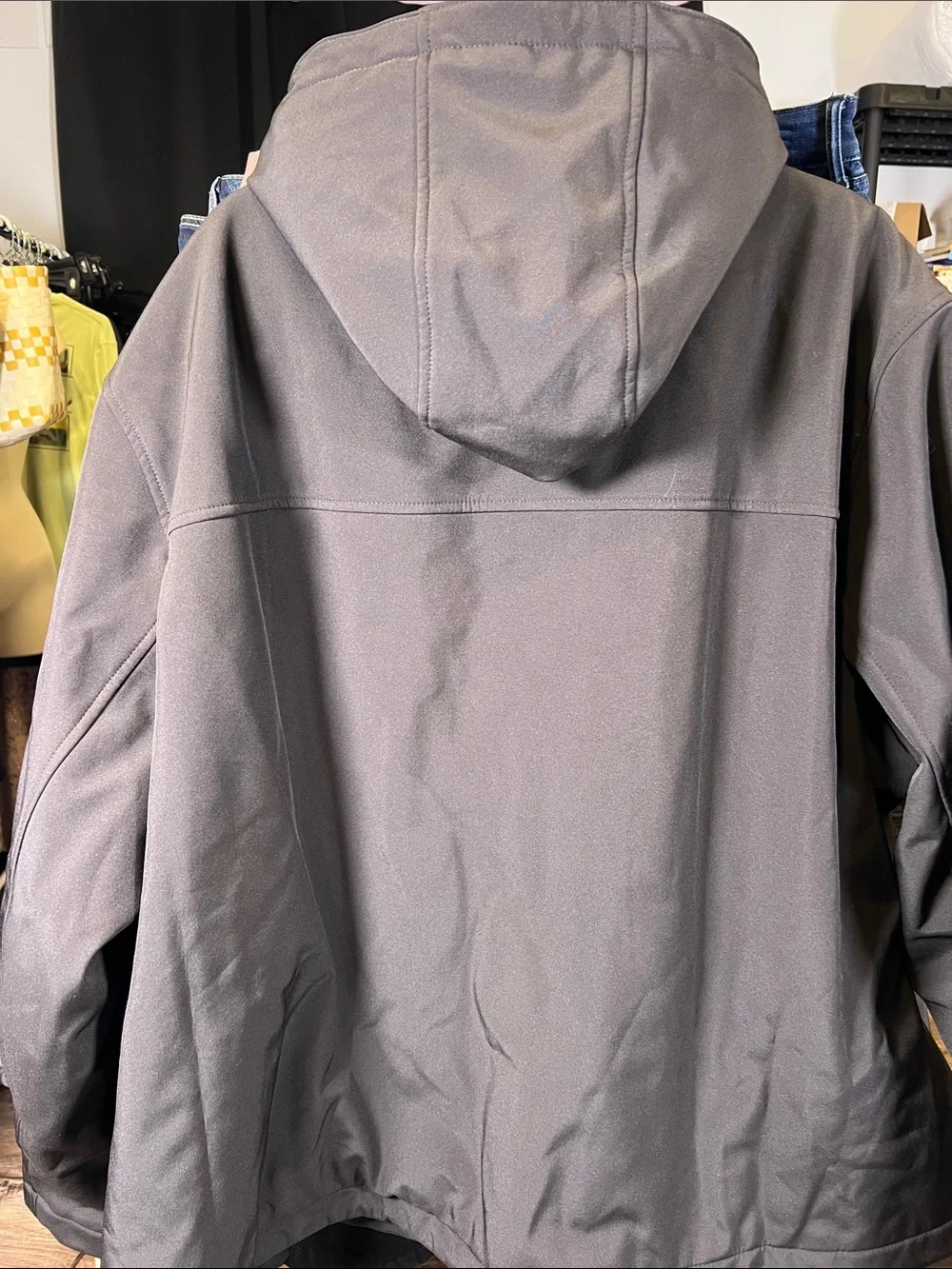 Levi’s 4XL black hooded utility jacket